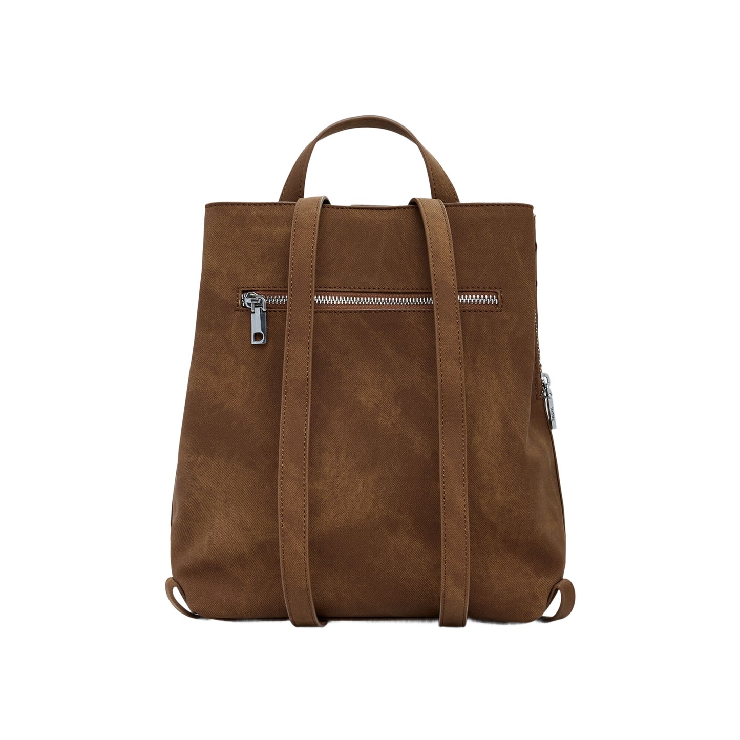 DESIGUAL Zaino Donna Marrone Yankee Metal Patch Sumy Mini