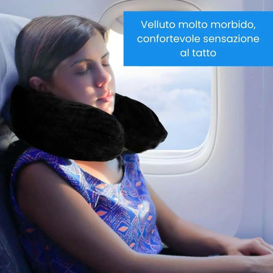 SoloTravel Cuscino | Cuscino da Viaggio 2 in 1 – Comfort + Spazio Extra