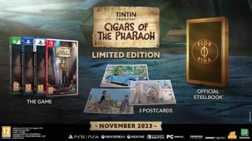 Tintin Cigars Of The Pharaoh Limited Edition Ps4 Video Game Playstation 4 Pal Ita