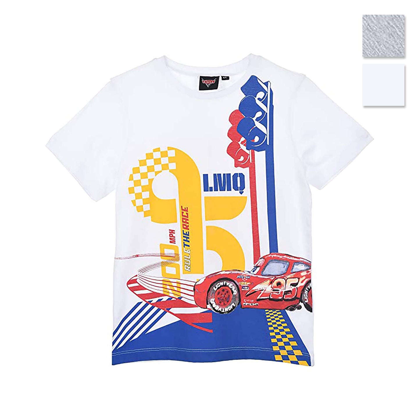 Maglietta Disney Cars t-shirt mezze maniche in cotone stampata bambino 4072