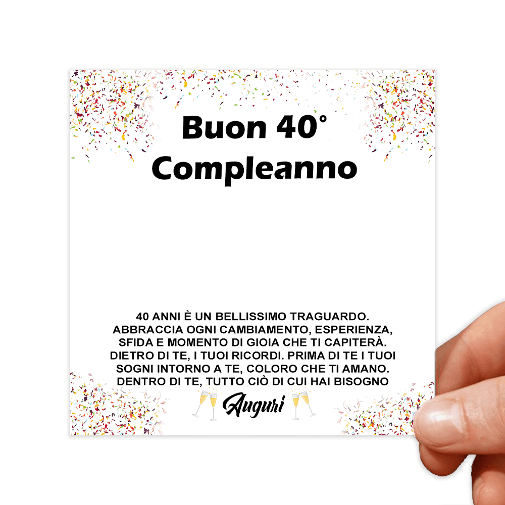 Cartoncini con dediche Uomo