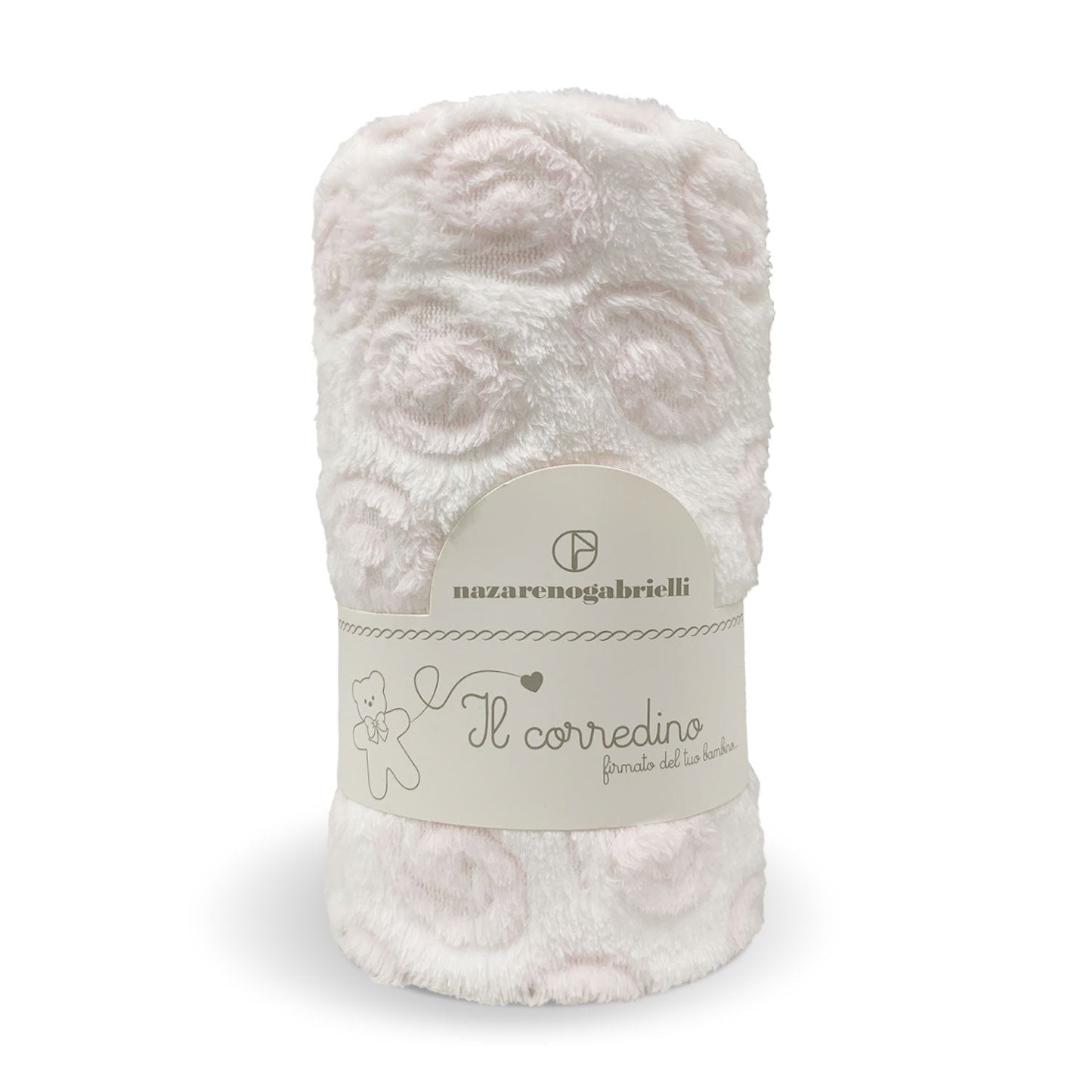 Plaid morbida copertina culla Nazareno Gabrielli neonato pile stampato 4117