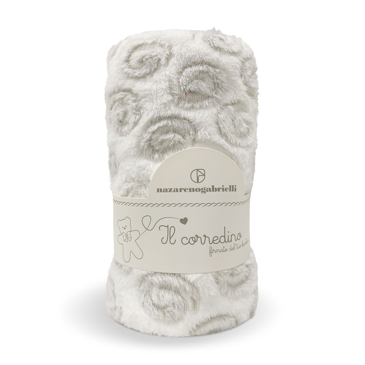 Plaid morbida copertina culla Nazareno Gabrielli neonato pile stampato 4117