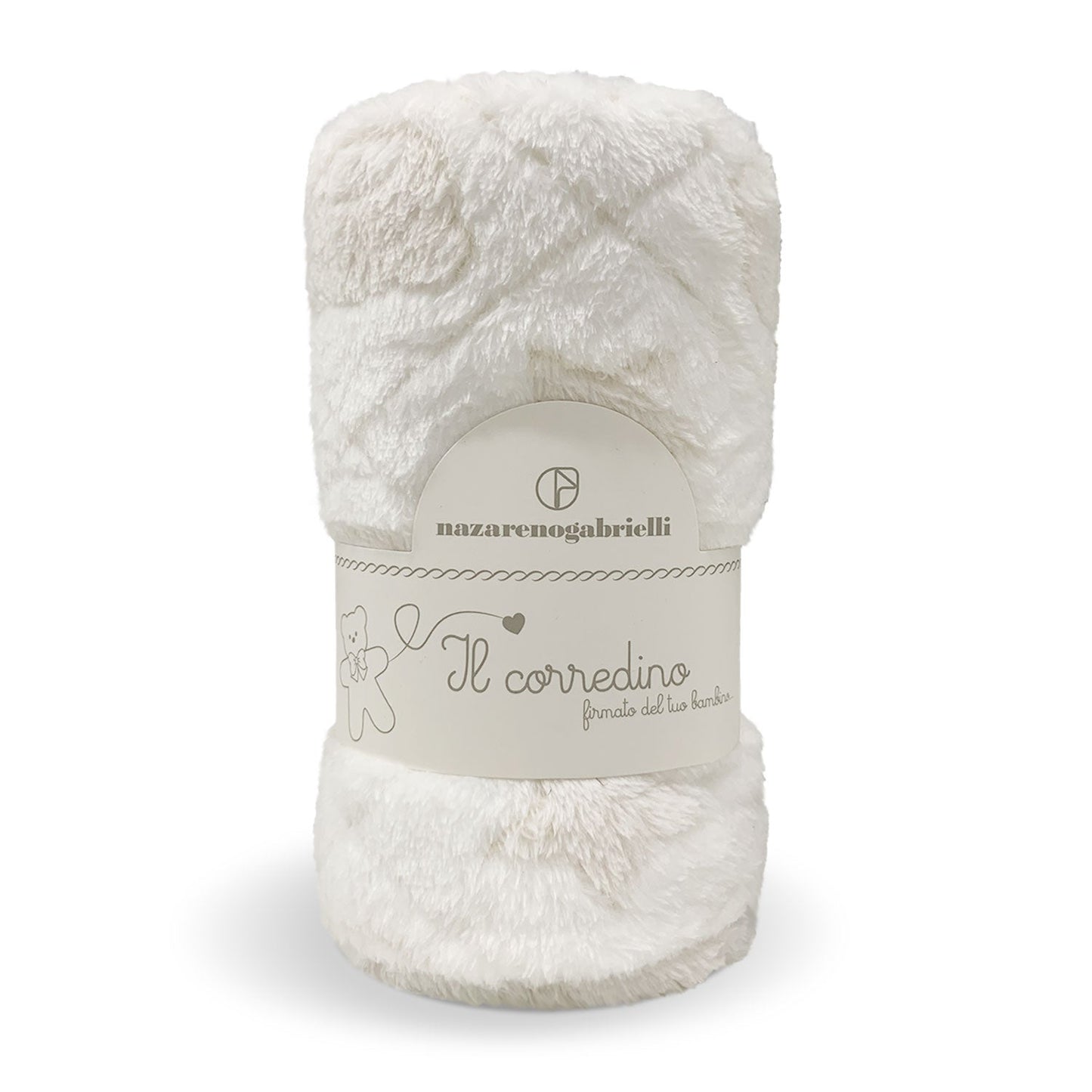 Plaid morbida copertina culla Nazareno Gabrielli neonato pile stampato 4117