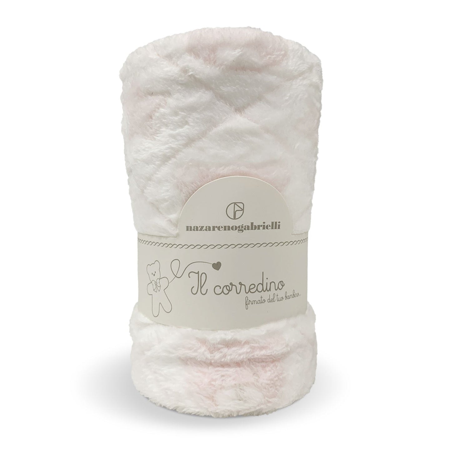 Plaid morbida copertina culla Nazareno Gabrielli neonato pile stampato 4117