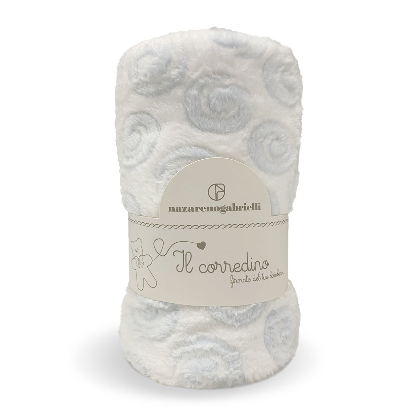 Plaid morbida copertina culla Nazareno Gabrielli neonato pile stampato 4117