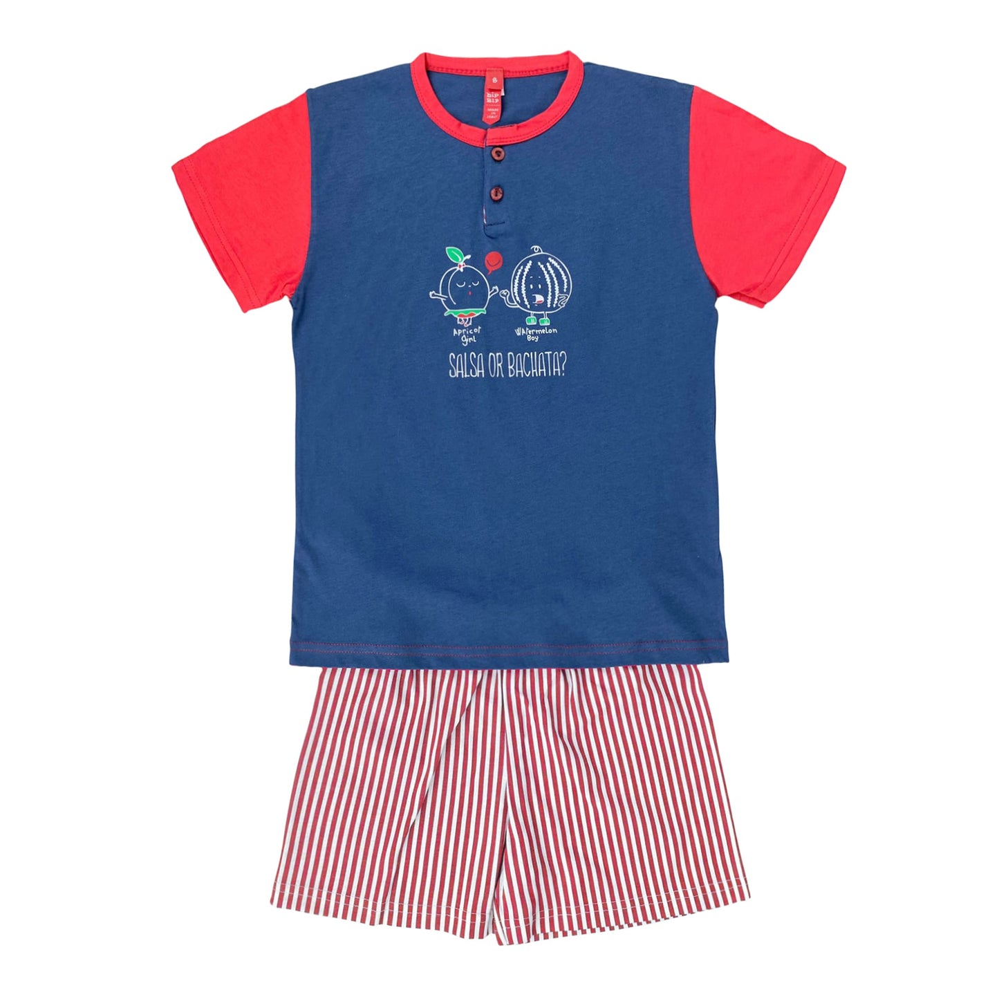 Pigiama bambino mezze maniche bip bip primavera estate in cotone 4176