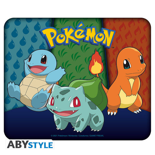 ABYSTYLE POKEMON - Mousepad: "Starters Kanto"