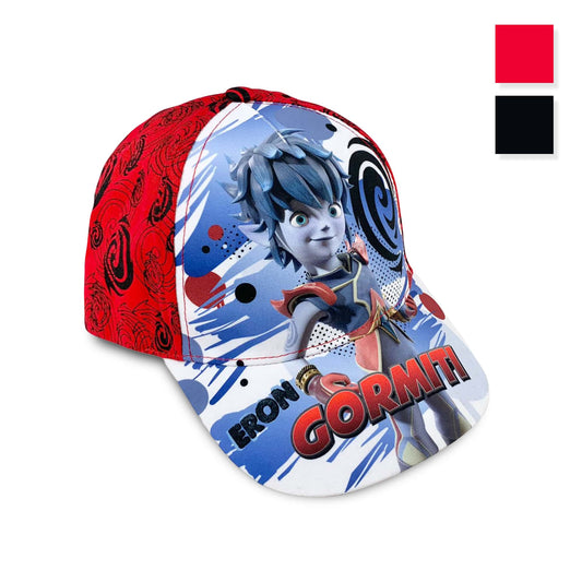 Cappellino per bambino ufficiale Gormiti berretto baseball con visiera 4197