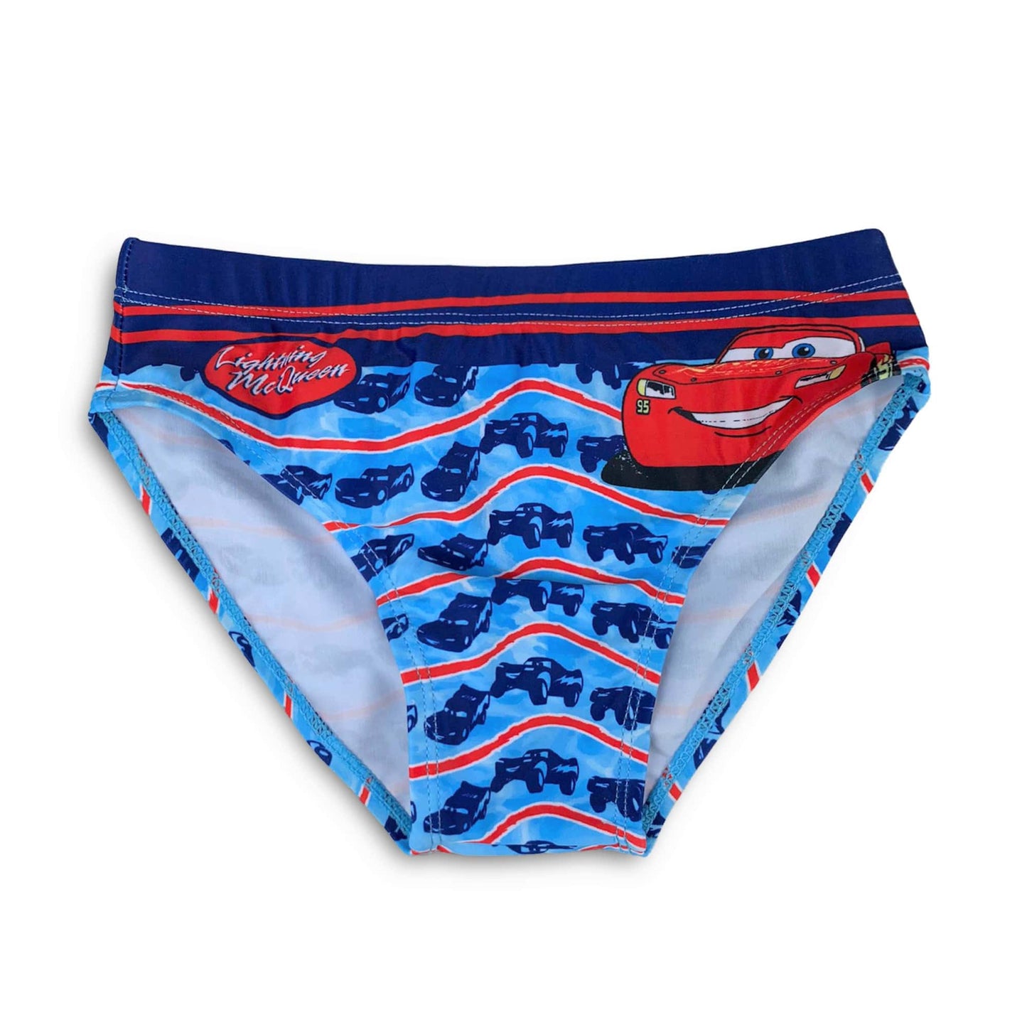 Costume da mare Disney Cars ufficiale Saetta per bambino slip bagno piscina 4200