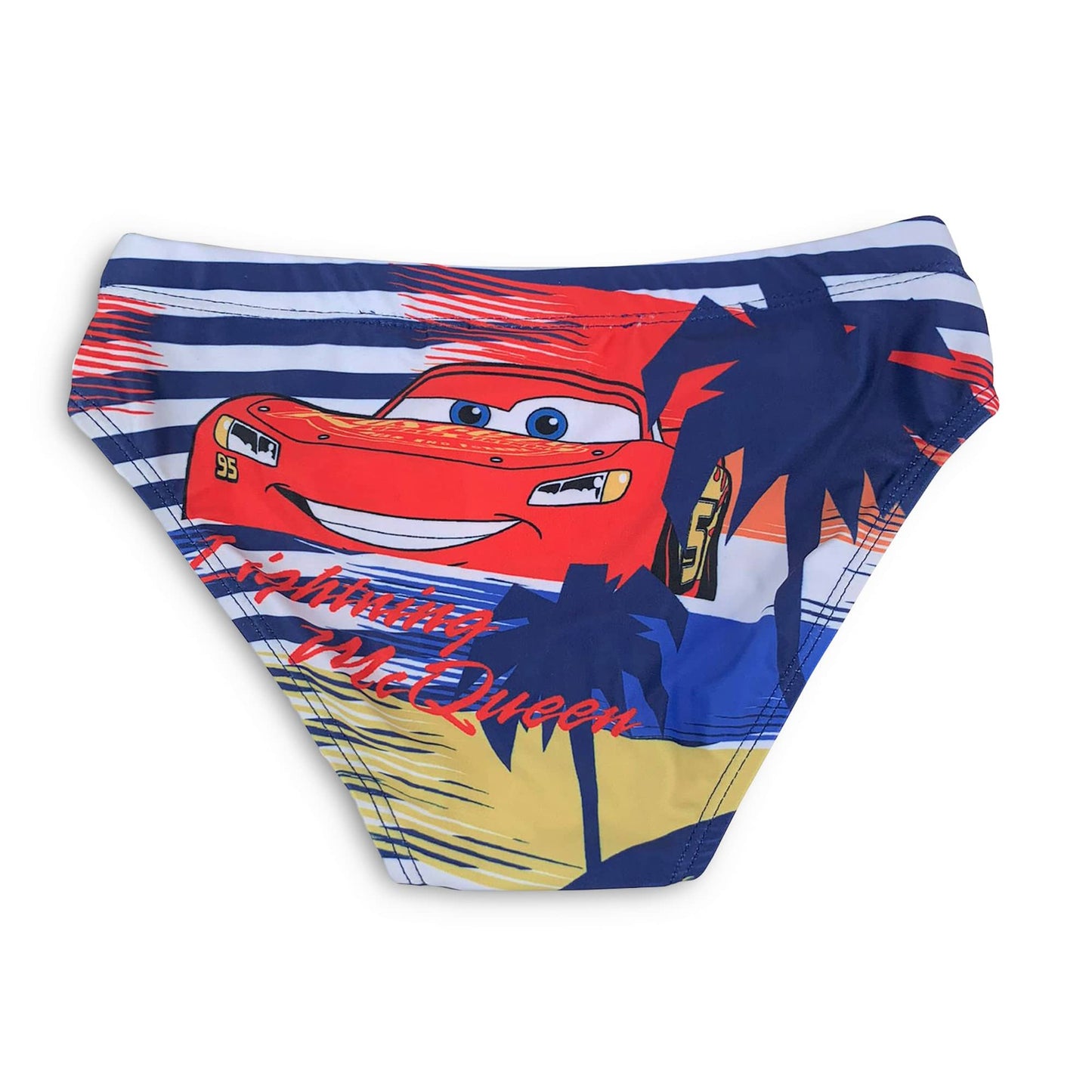Costume da mare Disney Cars ufficiale Saetta per bambino slip bagno piscina 4200