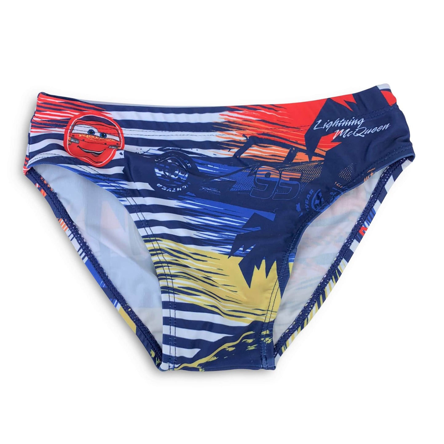 Costume da mare Disney Cars ufficiale Saetta per bambino slip bagno piscina 4200