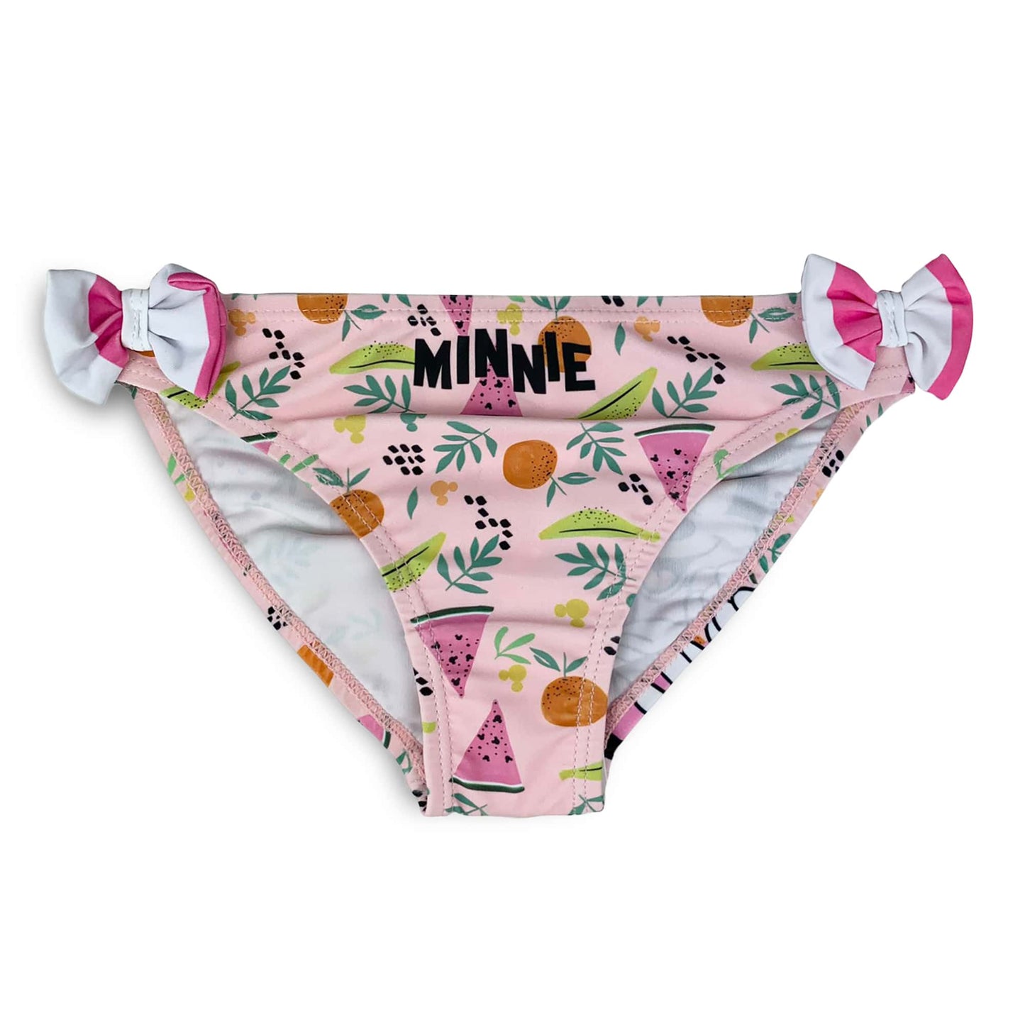 Costume da mare Disney Minnie ufficiale per bambina slip con fiocco piscina 4208