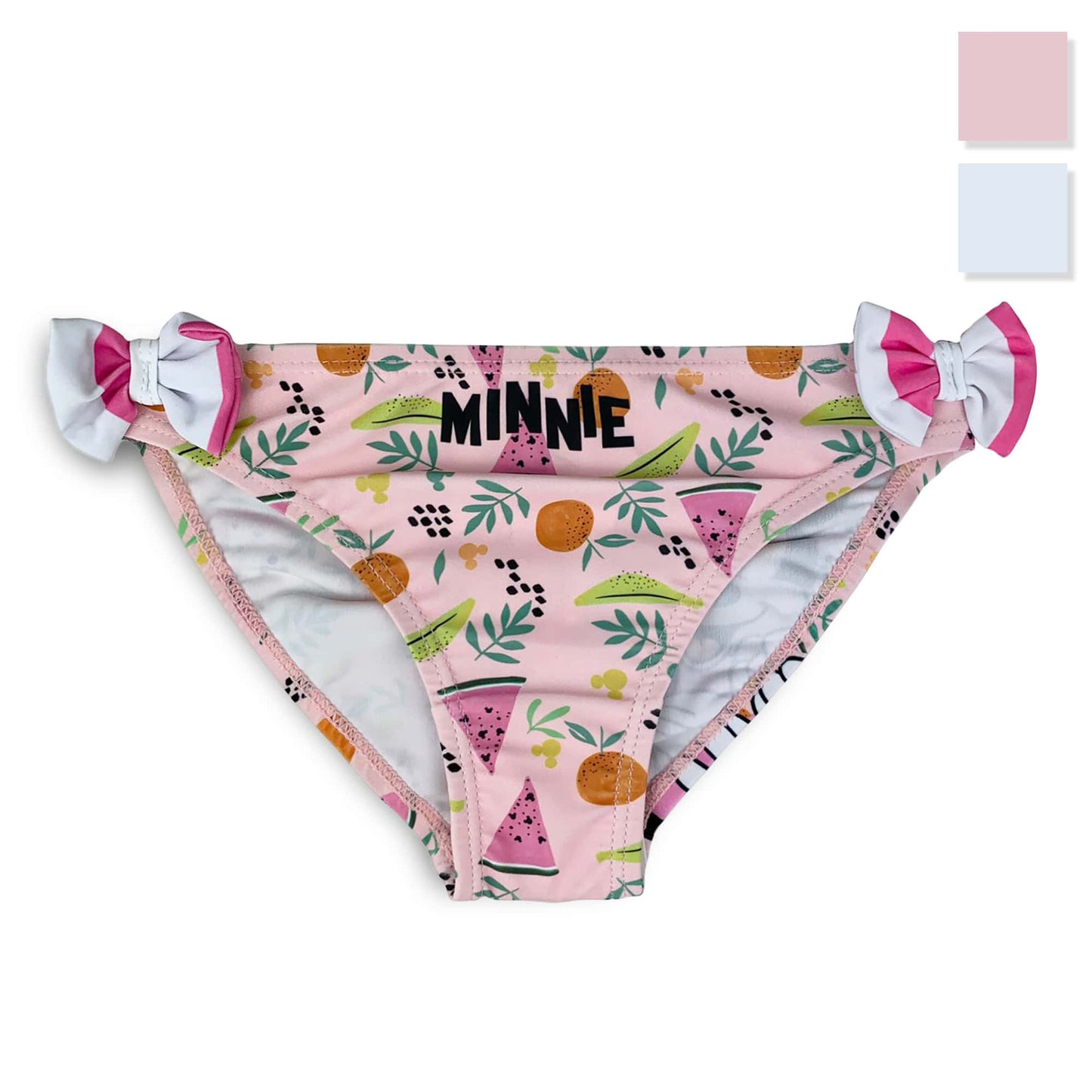 Costume da mare Disney Minnie ufficiale per bambina slip con fiocco piscina 4208