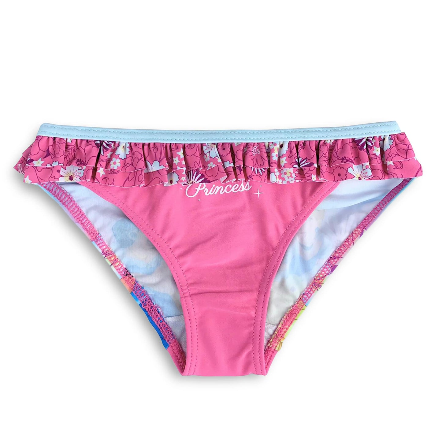 Costume mare Disney Principesse ufficiale per bambina slip volant piscina 4209