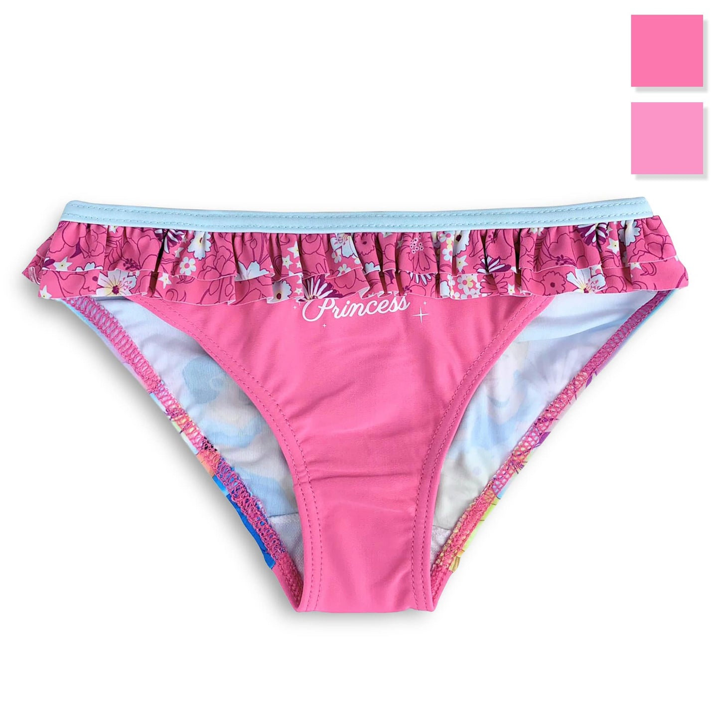 Costume mare Disney Principesse ufficiale per bambina slip volant piscina 4209