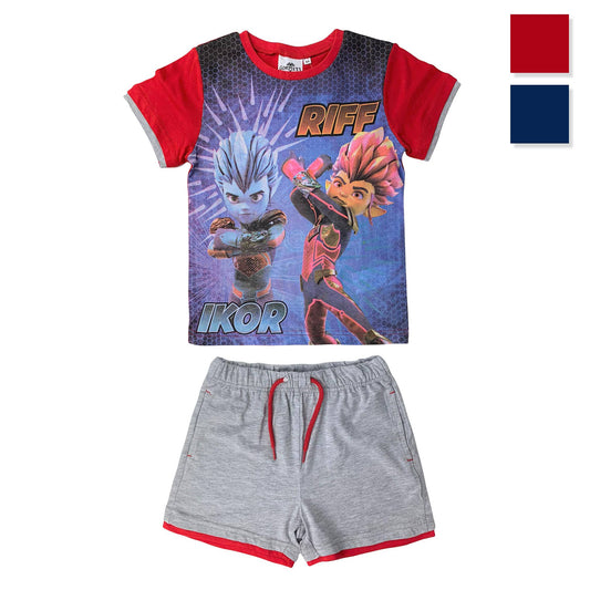 Pigiama bambino estivo Gormiti Maglia e pantaloncino in cotone stampato 4212