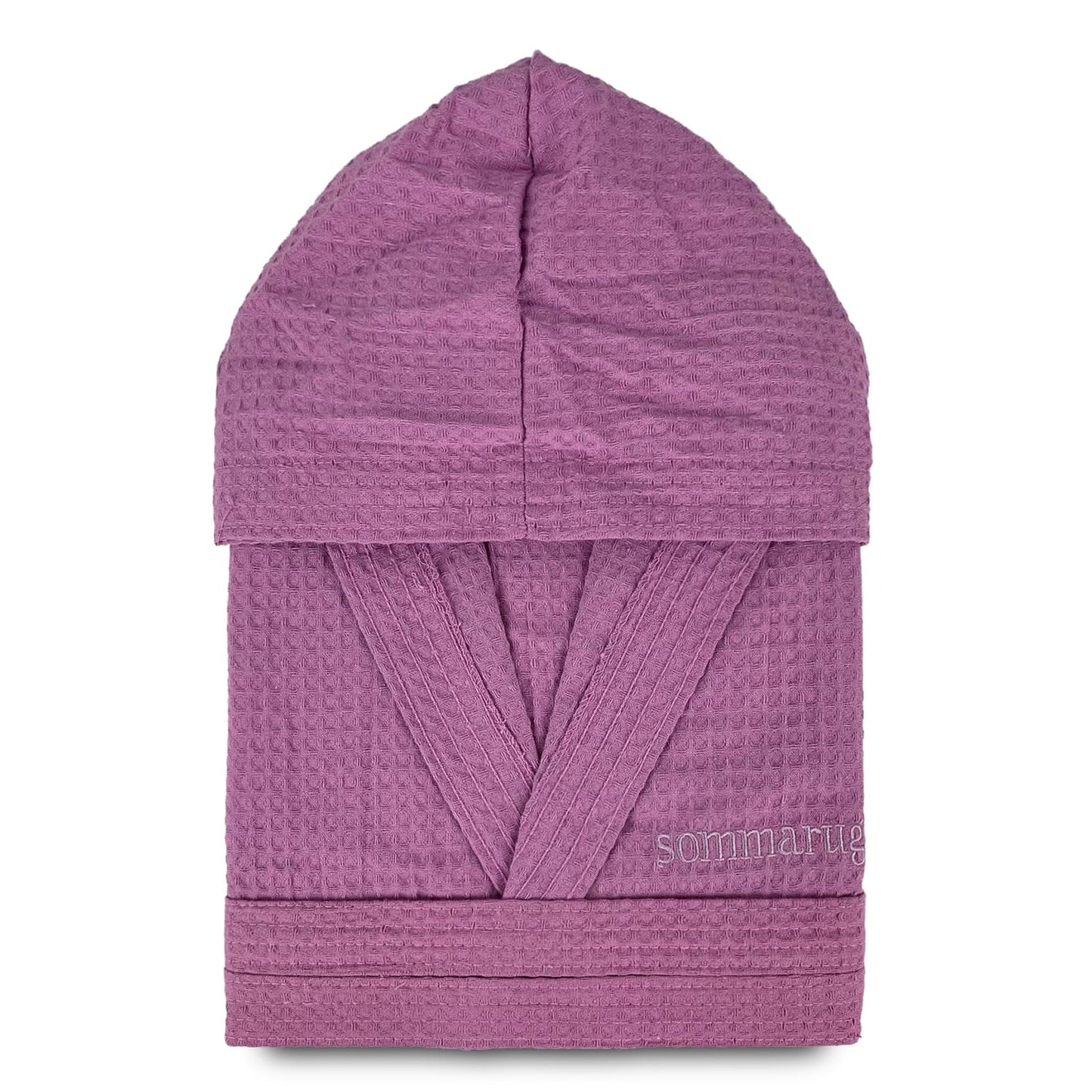 Accappatoio nido d'ape unisex uomo donna Sommaruga 350gr tasche e cappuccio 4219