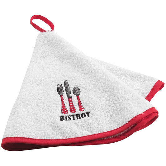 Strofinaccio da cucina Douceur d'intérieur canovaccio tondo diametro 60 cm 4234