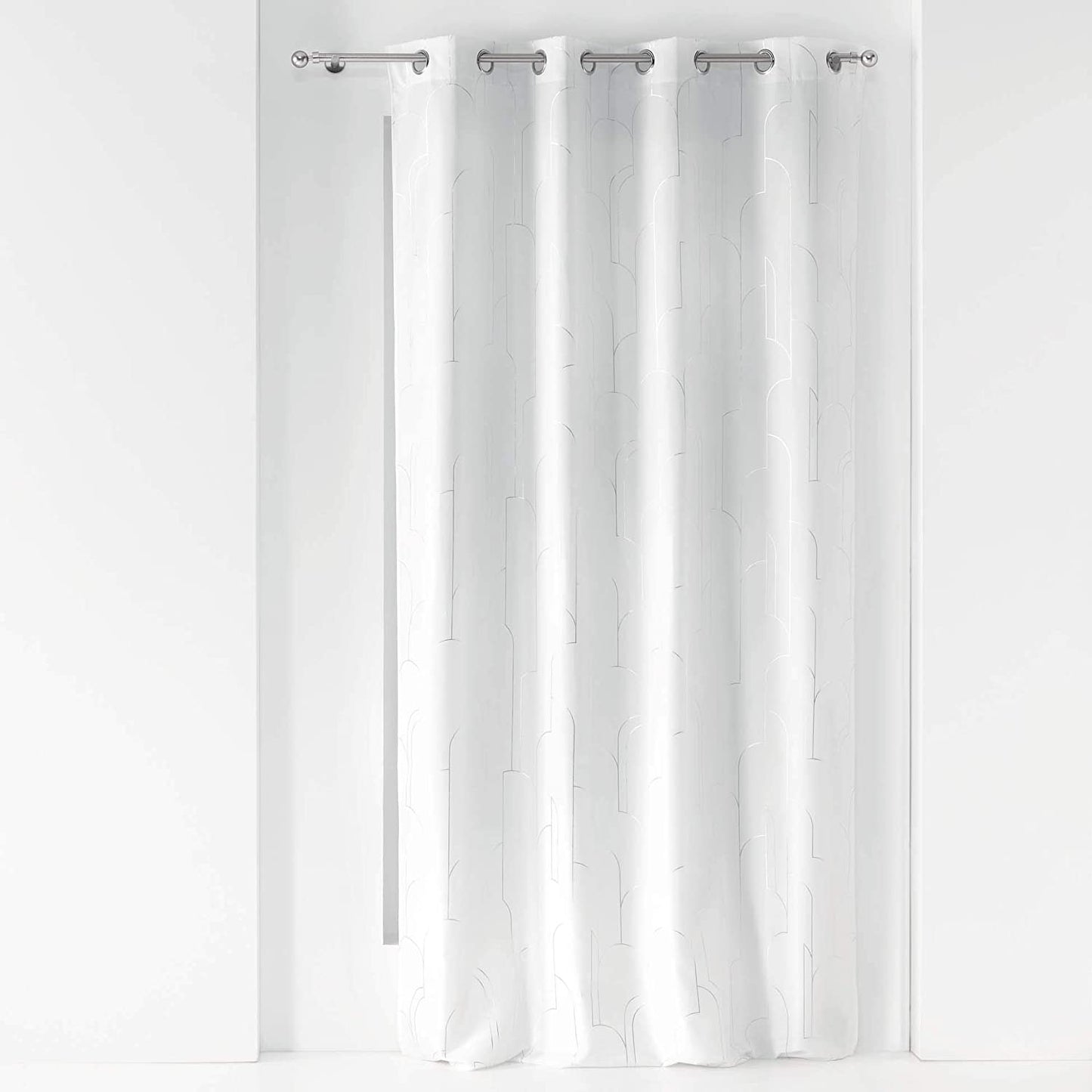 Tenda arredo 1 pannello con borchie Douceur d'Intérieur 140x260 cm 4252