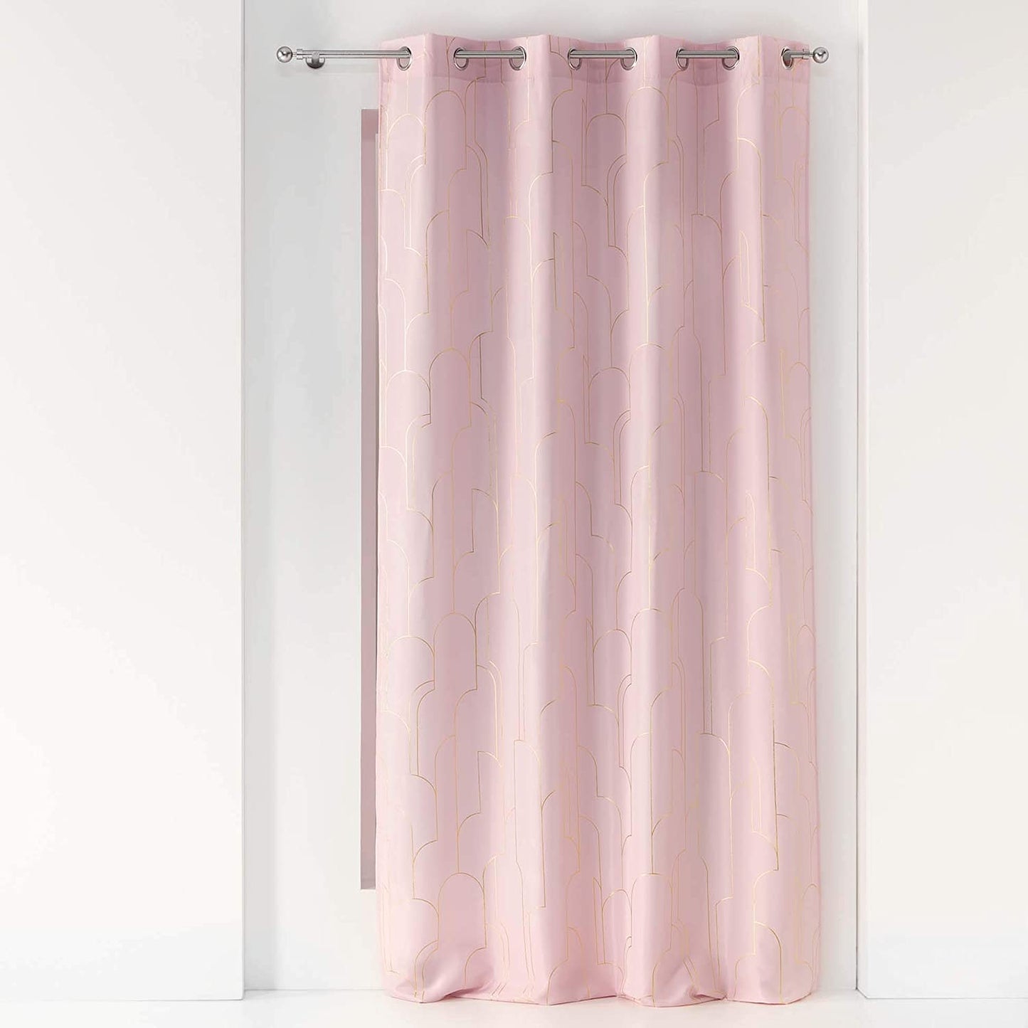 Tenda arredo 1 pannello con borchie Douceur d'Intérieur 140x260 cm 4252