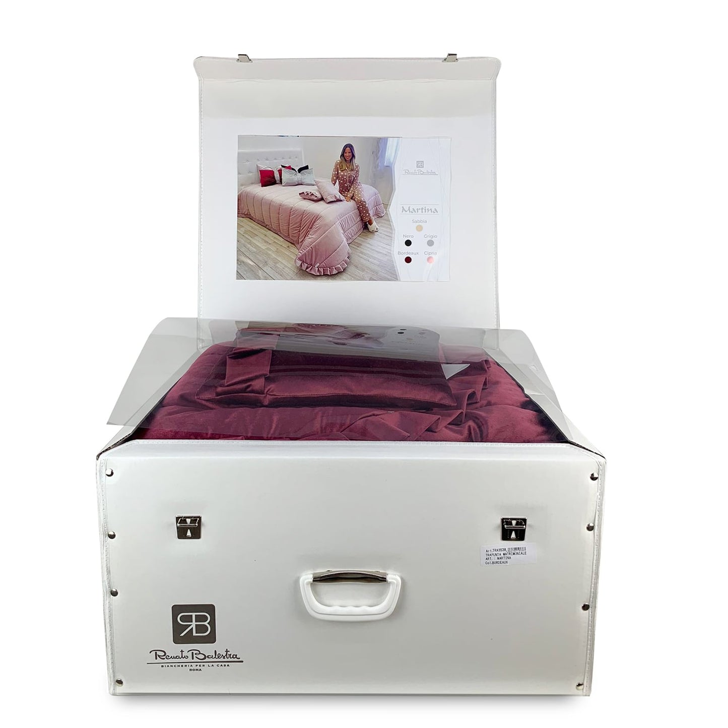 Trapunta piumone invernale velluto matrimoniale Renato Balestra Martina 4281