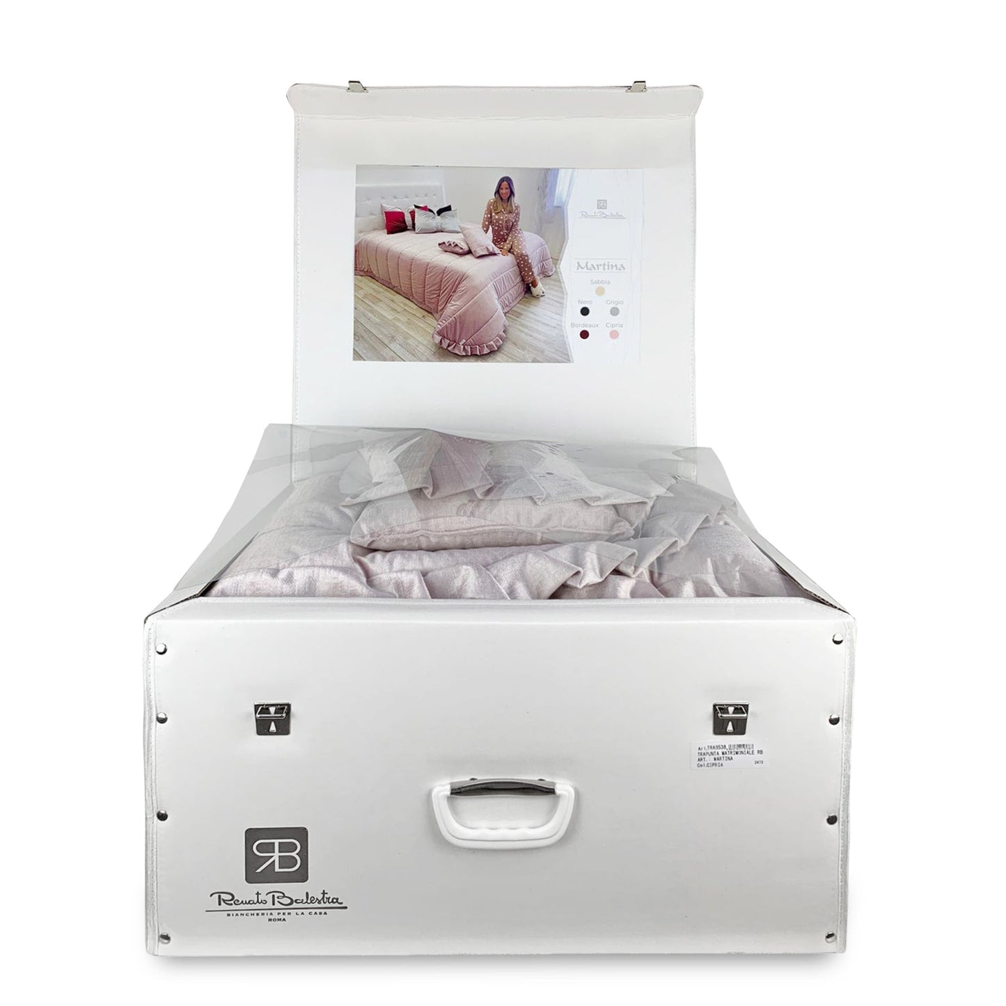 Trapunta piumone invernale velluto matrimoniale Renato Balestra Martina 4281