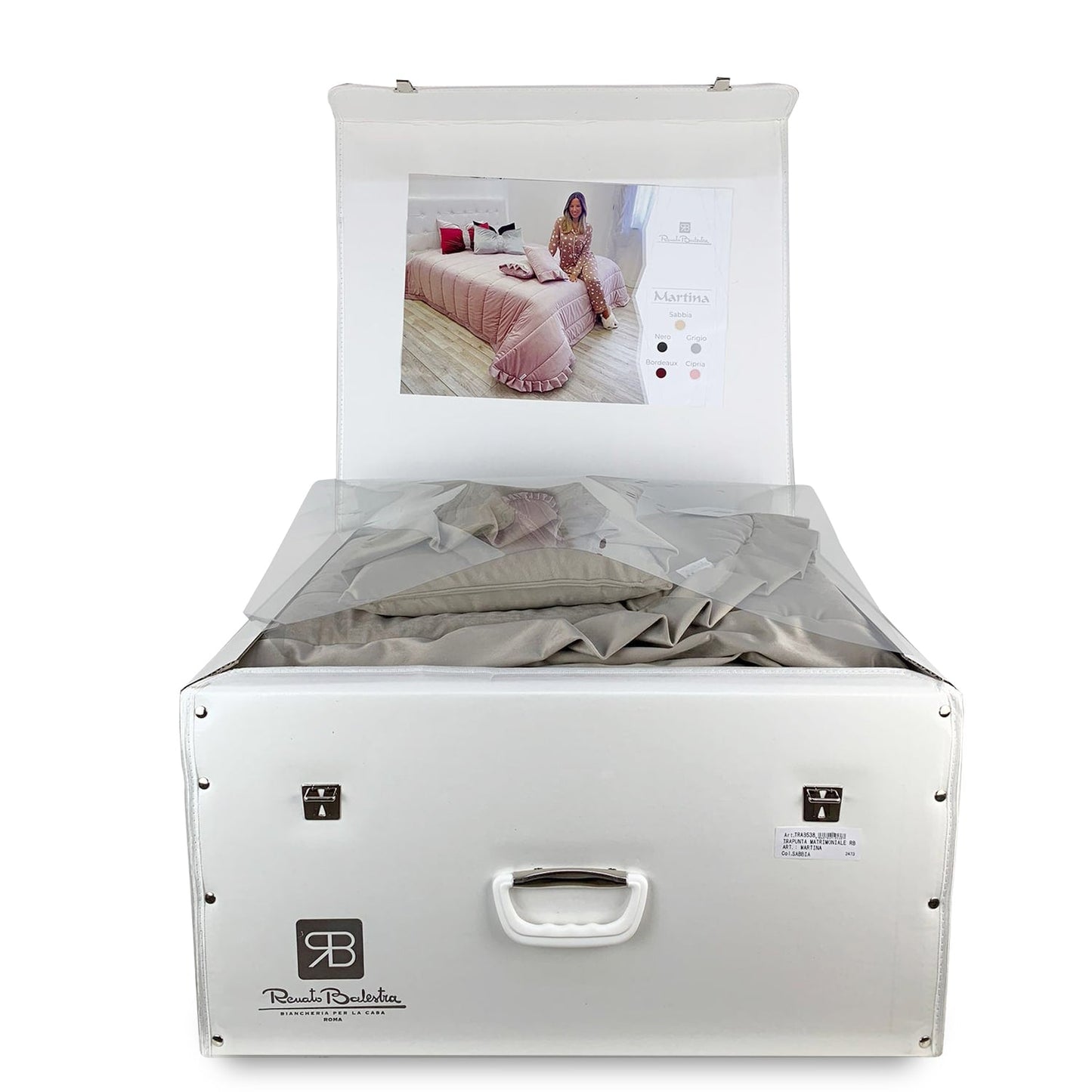 Trapunta piumone invernale velluto matrimoniale Renato Balestra Martina 4281