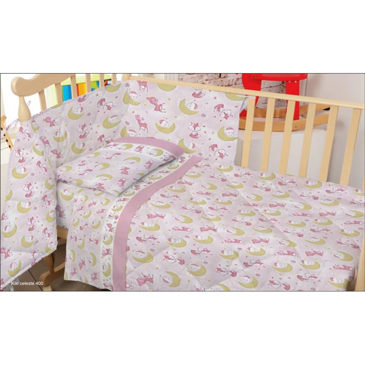 Trapunta invernale piumone Biancaluna Kiki per culla lettino + paraurti 4296