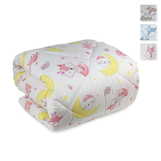 Trapunta invernale piumone Biancaluna Kiki per culla lettino + paraurti 4296