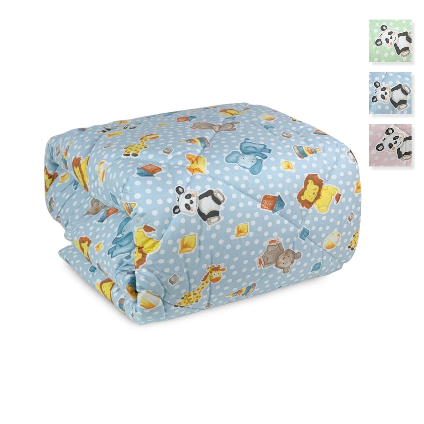 Trapunta invernale piumone Biancaluna Karina per culla lettino + paraurti 4297