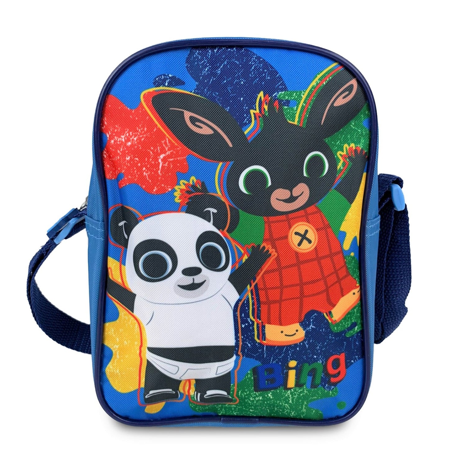 Borsa Bing borsetta tracolla regolabile e zip per bambino Scuola bambini 4310