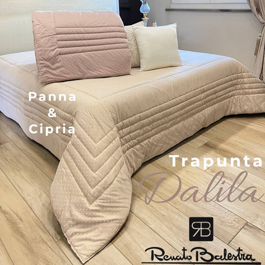 Trapunta piumone invernale matrimoniale rete pois Renato Balestra Dalila 4333