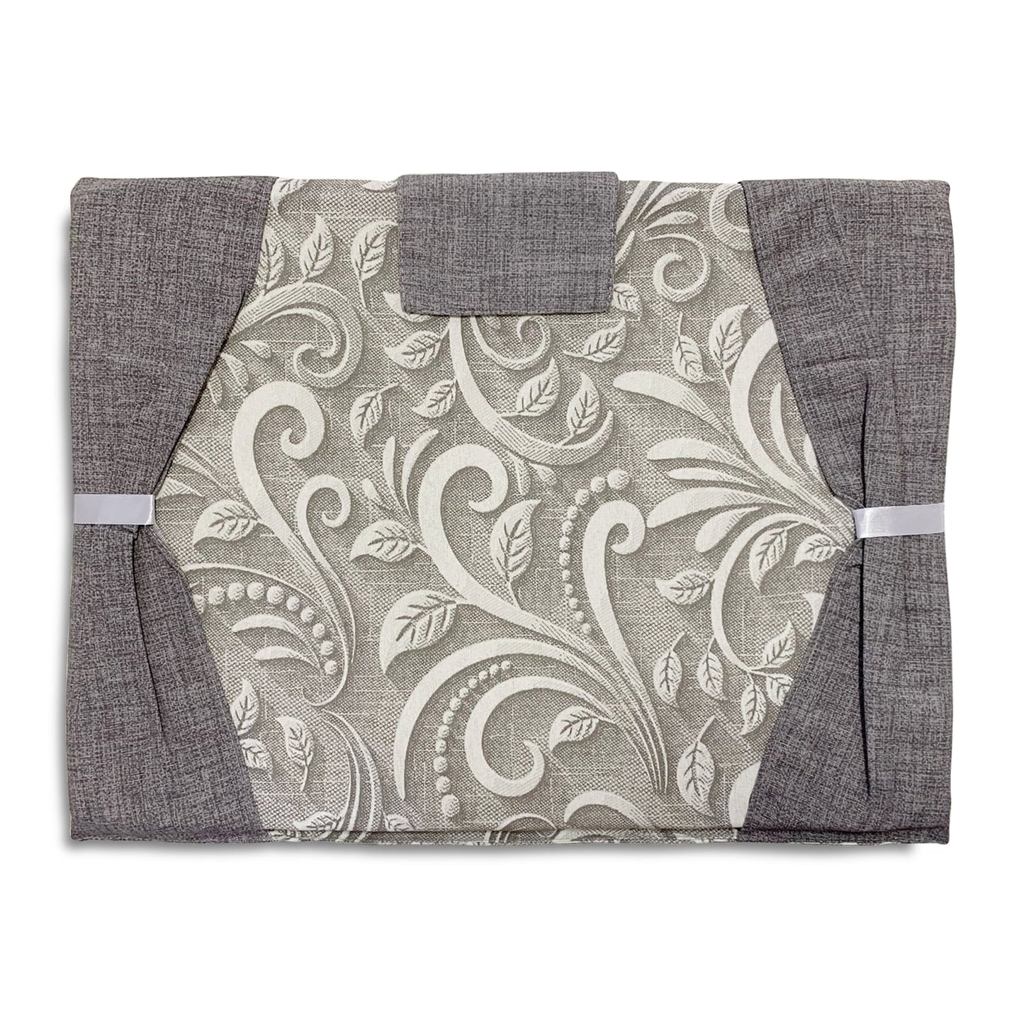 Copriforno cucina imbottito in fantasia fiori volant 47x35 BA Collection 4353