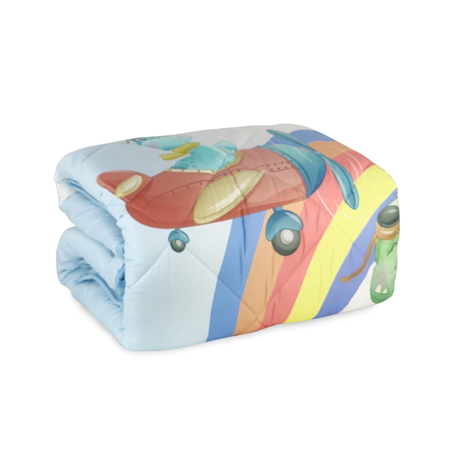 Trapunta invernale piumone Biancaluna Volo per culla lettino + paraurti 4412