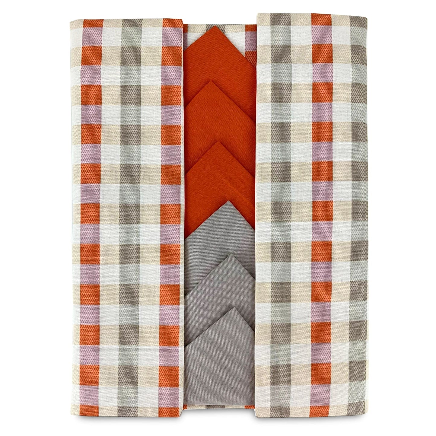 Servizio da tavola Vingi 12 posti tovaglia + tovaglioli stampa Scozzese 4422