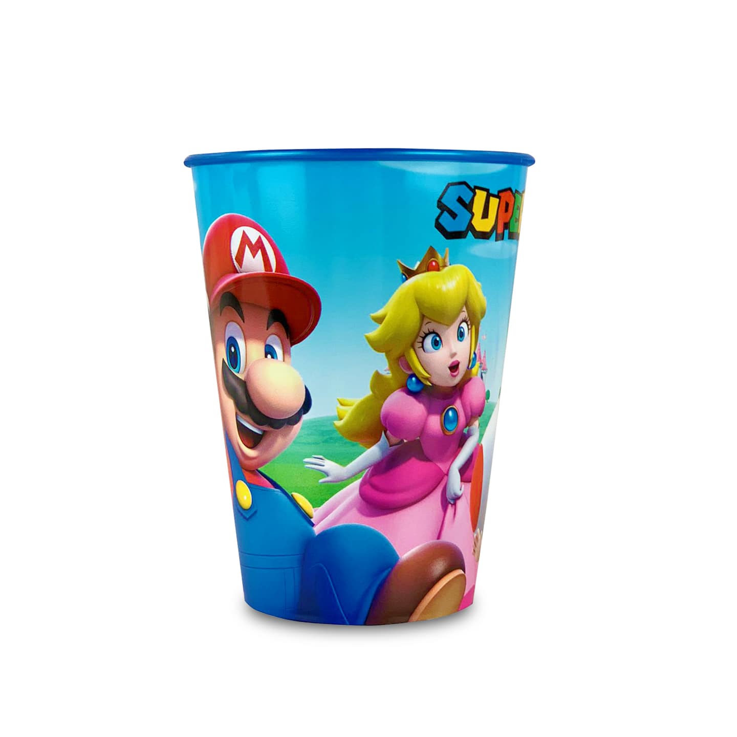 Set colazione 3 pezzi Super Mario piatto bicchiere e ciotola scuola asilo 4438