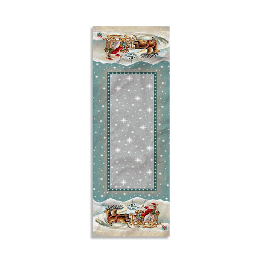 Runner natalizio 40x100cm decorazioni Centrotavola Natale Maestri Cotonieri 4520