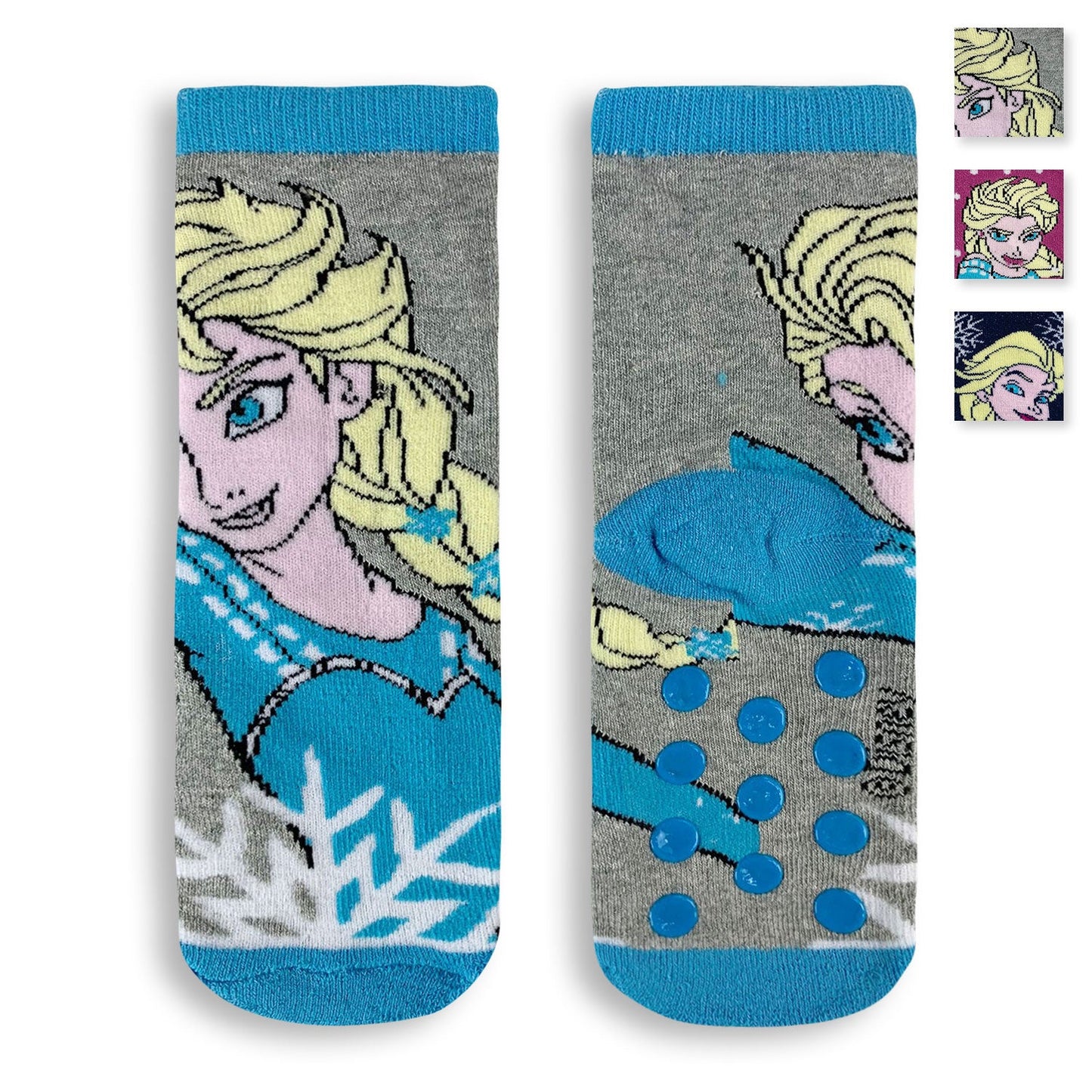 Calzini antiscivolo bambina Disney Frozen in cotone invernale Bimba 4592