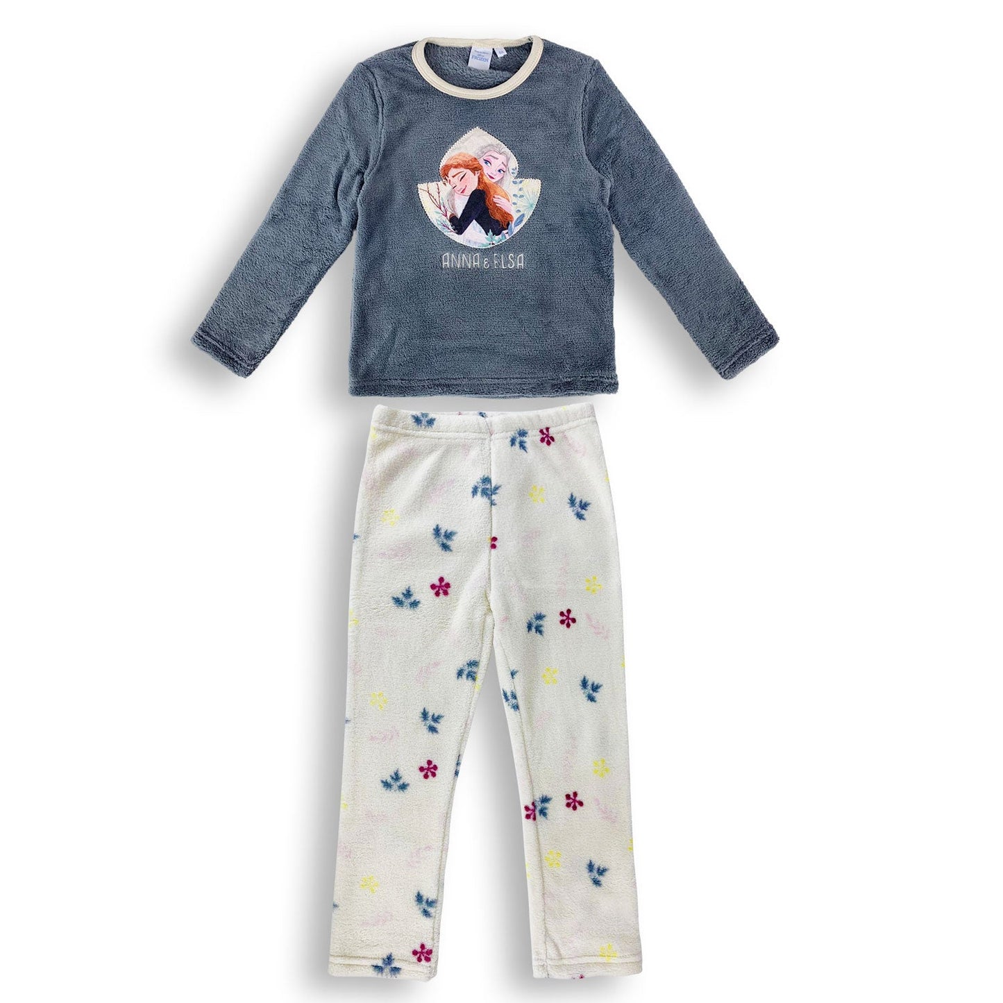Pigiama Disney Frozen invernale bimba in pile ufficiale con ricamo bambina 4600