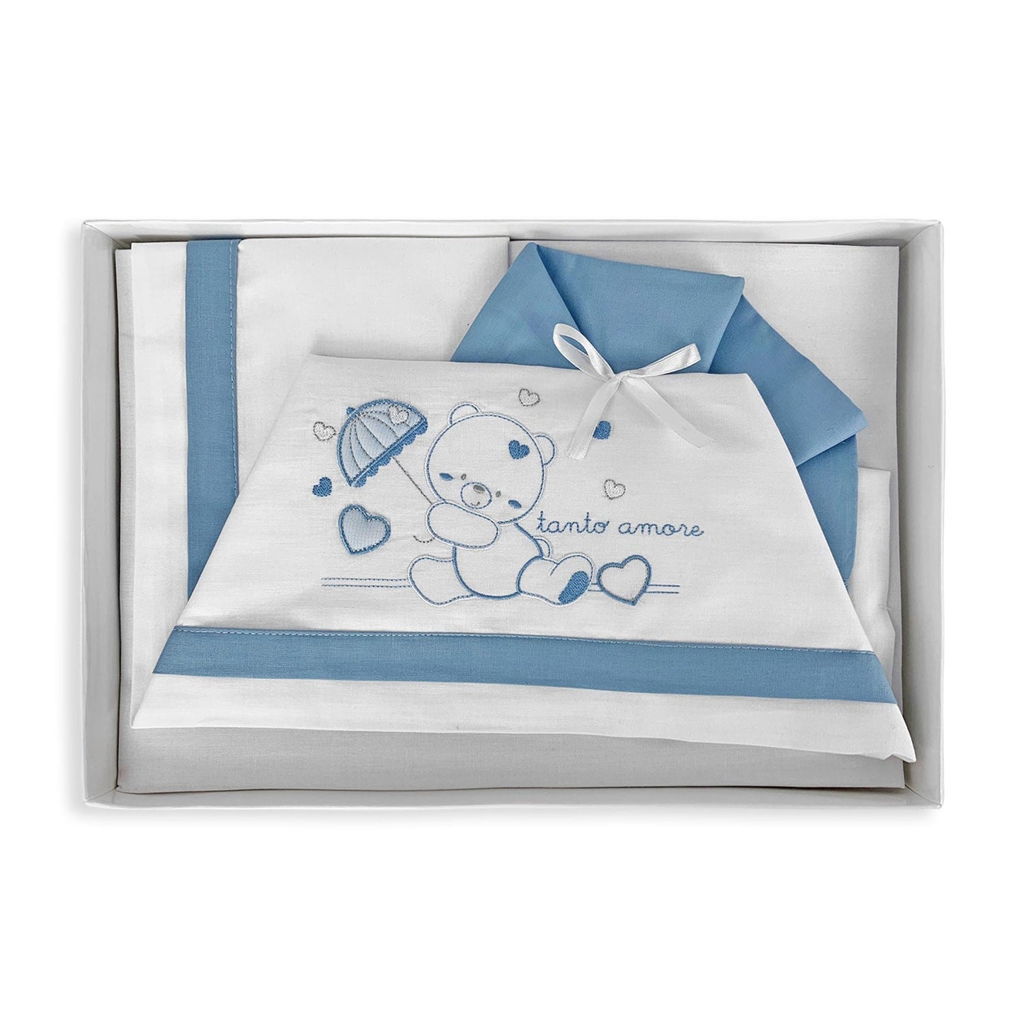 Coordinato culla lettino lenzuolino Nazareno Gabrielli neonato 3 pezzi 4725