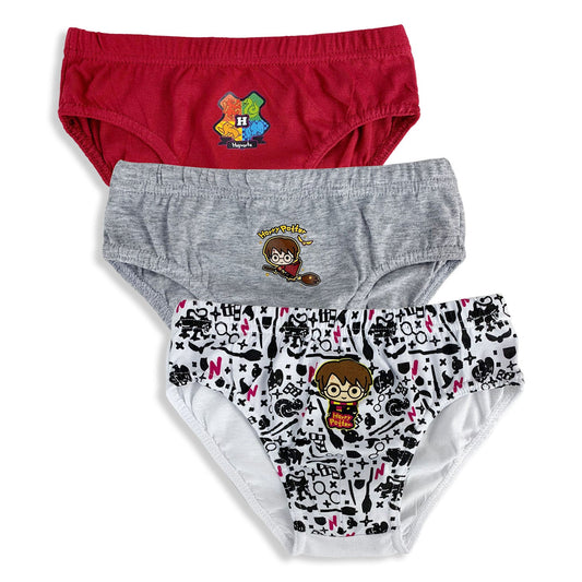 Slip Harry Potter 3 pezzi ufficiale bambino shorties mutandine intimo 4830