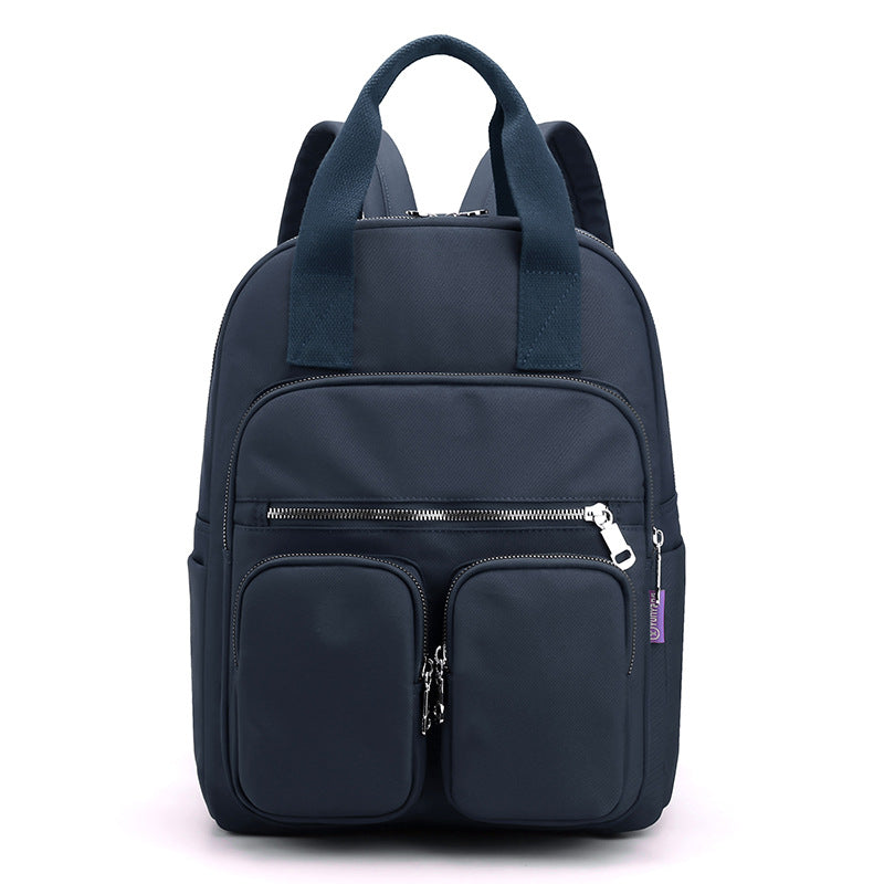 Women's Fashion Large Capacity Multi-pocket Nylon Cloth Backpack