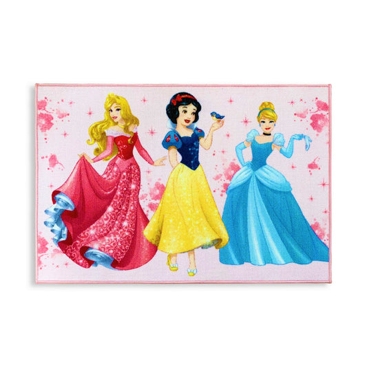 Tappeto antiscivolo cameretta bambini Disney Principesse 80x120 cm 4849
