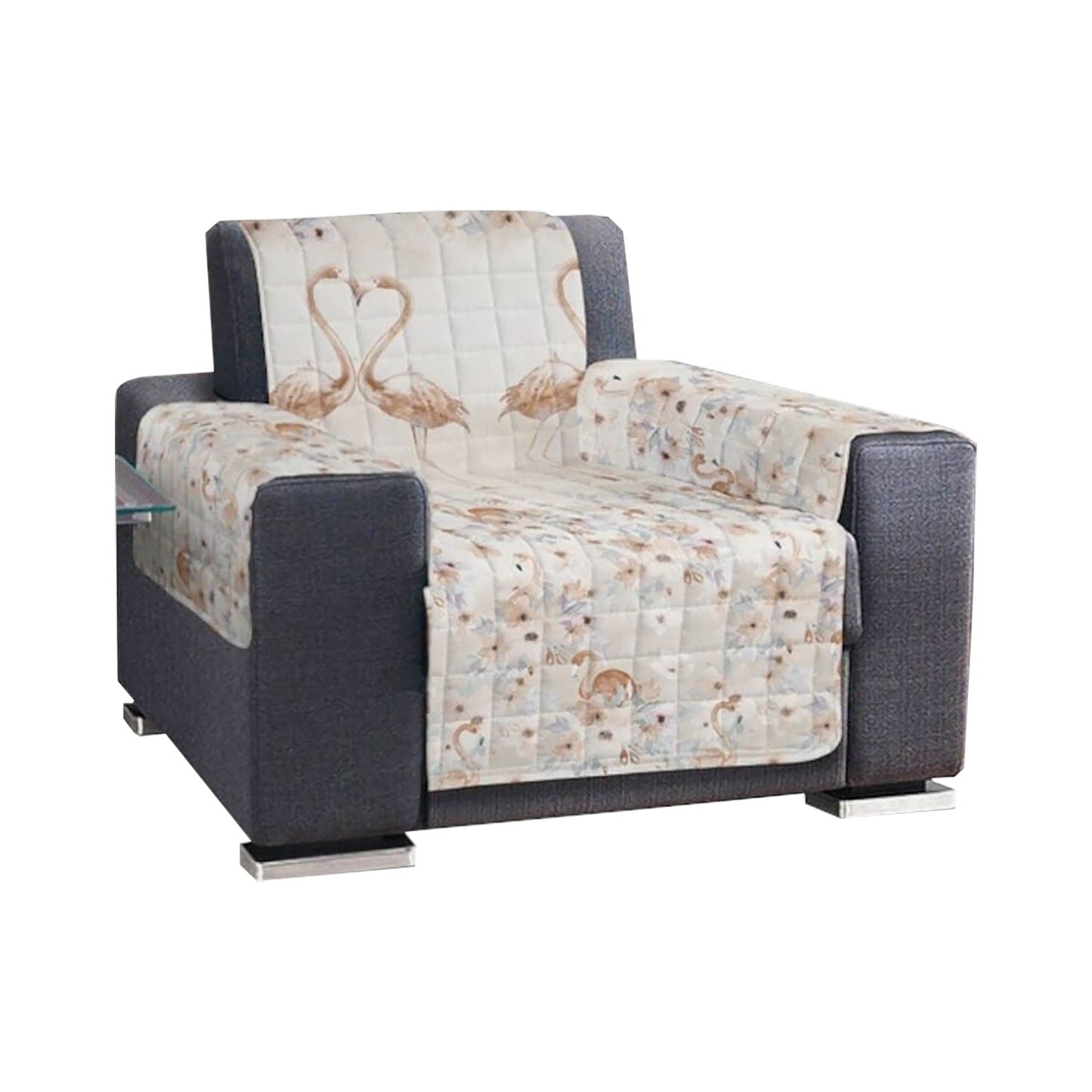 Copridivano 3 Posti Salvadivano Trapuntato Fenicotteri Pensieri Delicati 4854