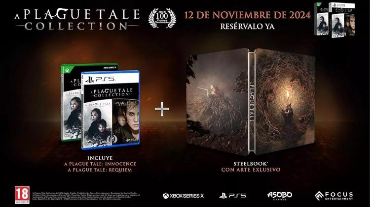 A Plague Tale Collection Ps5 Bundle 2 Giochi Italiano + Steelbook Playstation 5