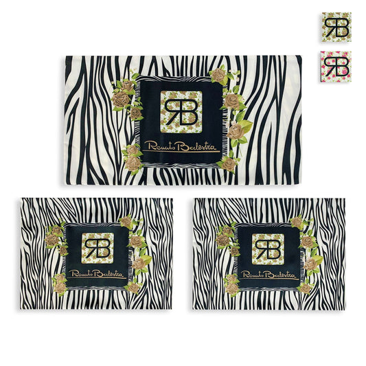 Completo centrini e runner set 3 pezzi Renato Balestra decorativi Flora 4860