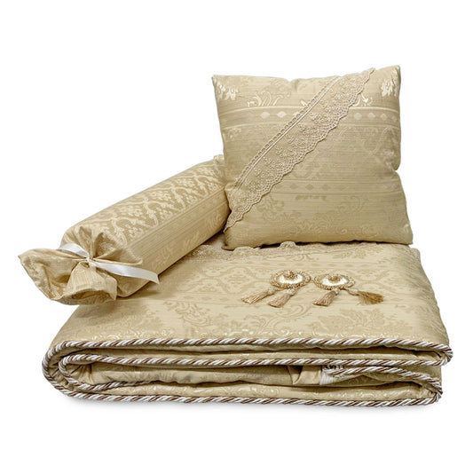 Trapuntino primaverile letto matrimoniale Renato Balestra Macramè Pizzo 4877