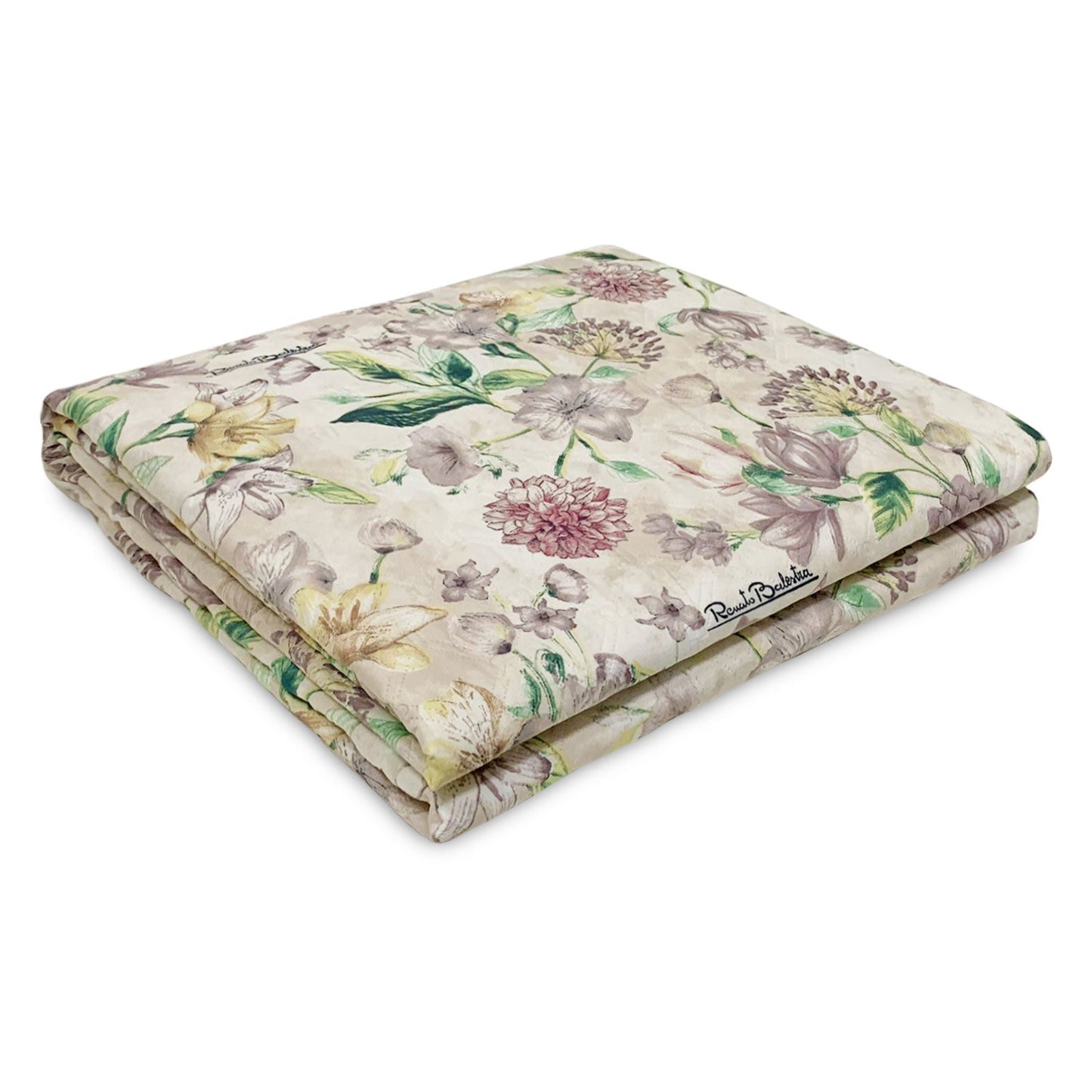 Copriletto primaverile letto matrimoniale floreale Renato Balestra Floriana 4878