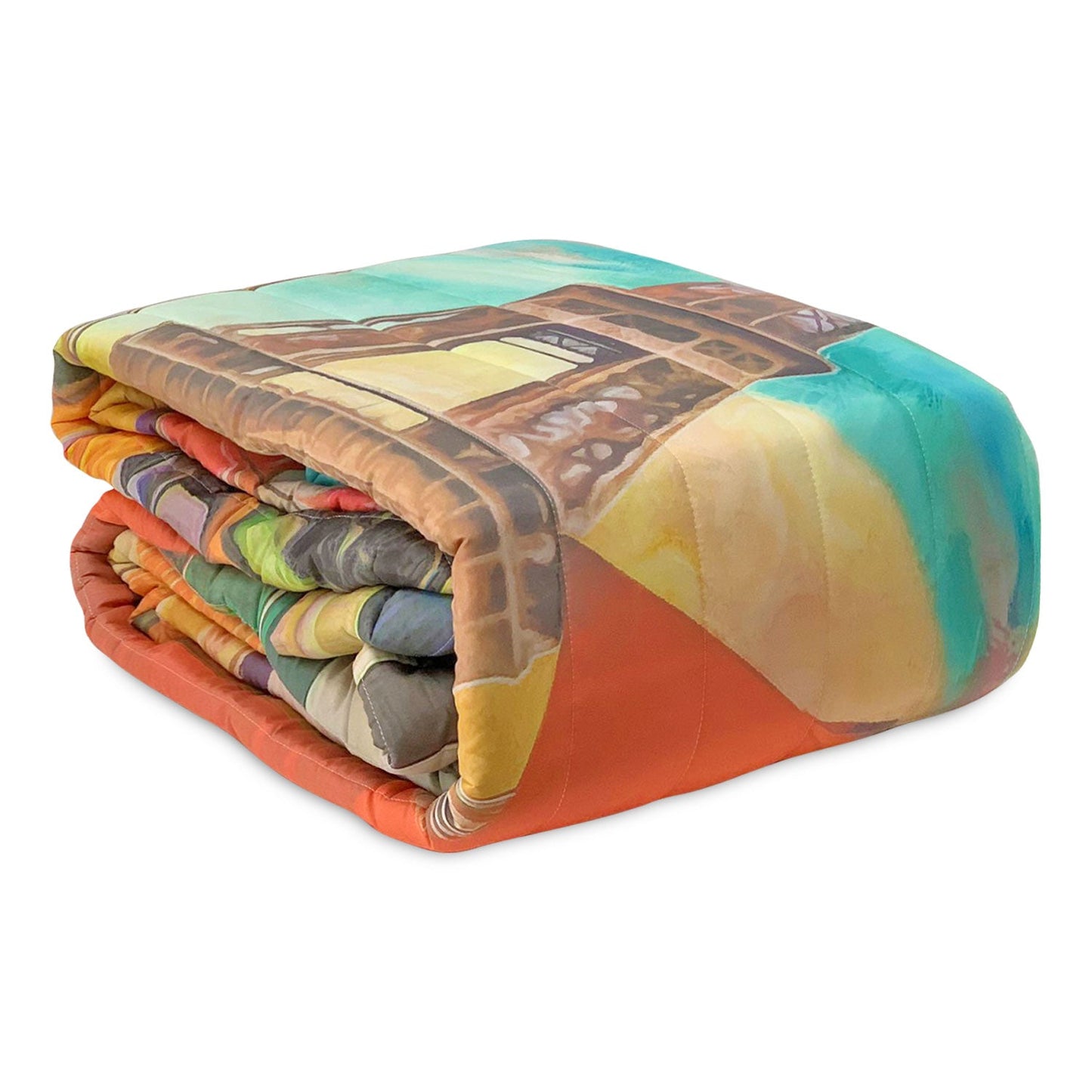 Trapuntino primaverile letto matrimoniale stampato Renato Balestra Parigi 4879